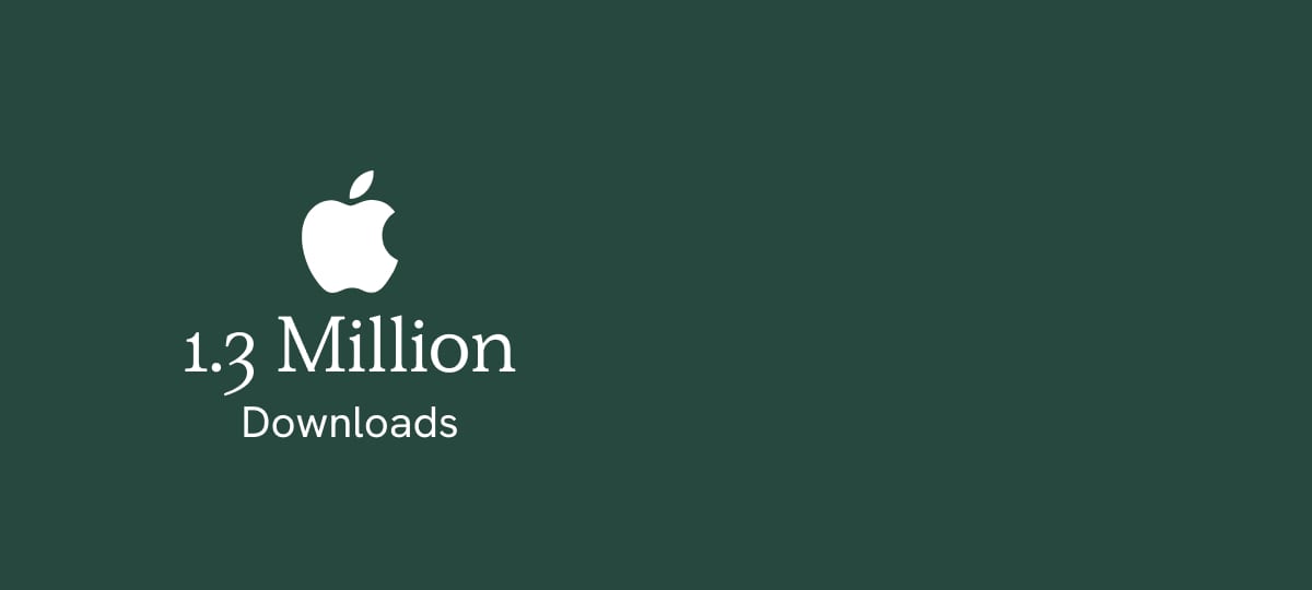 1.3 Million Downloads