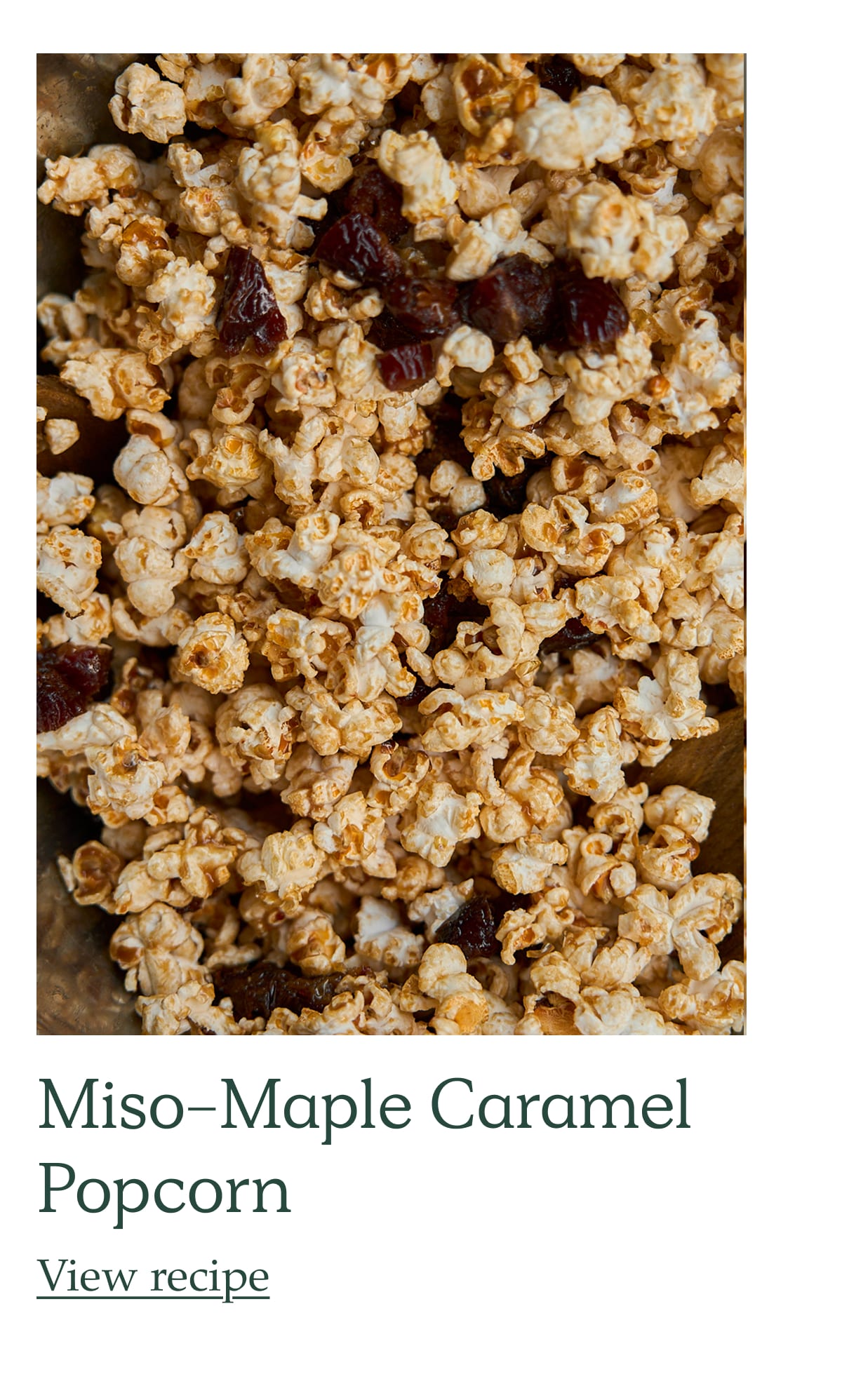 Miso-Maple Caramel Popcorn