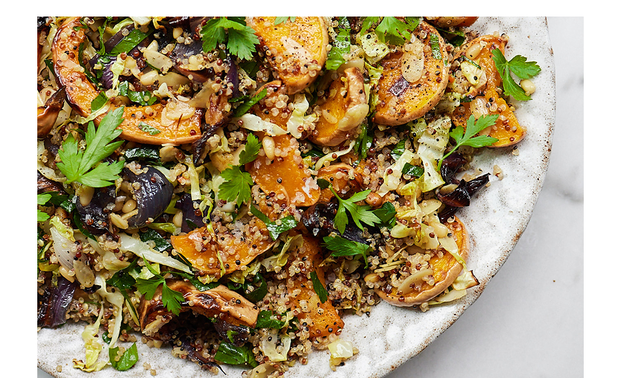 Warm Roasted Squash & Quinoa Salad