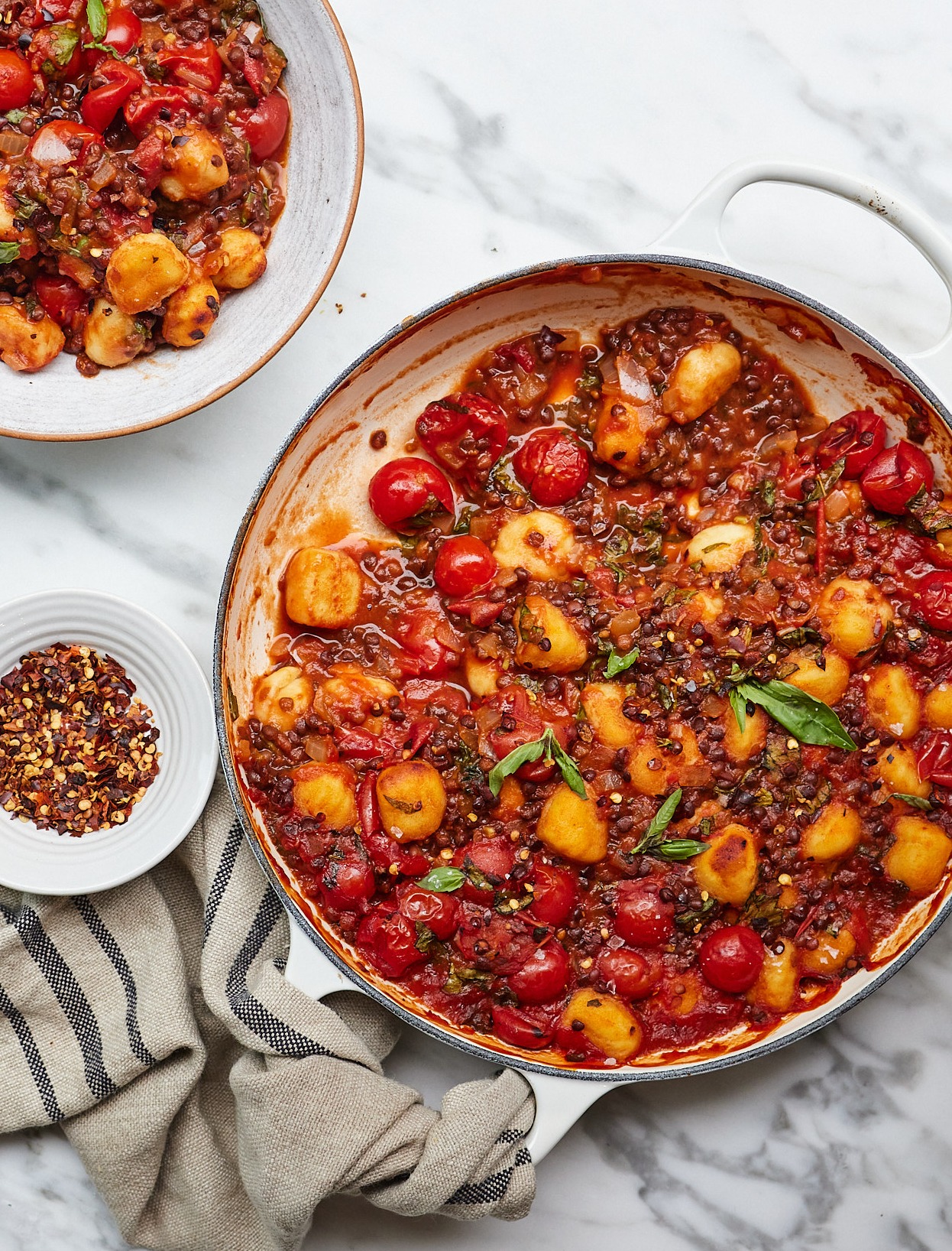 One-Pan Tomato & Gnocchi Bake