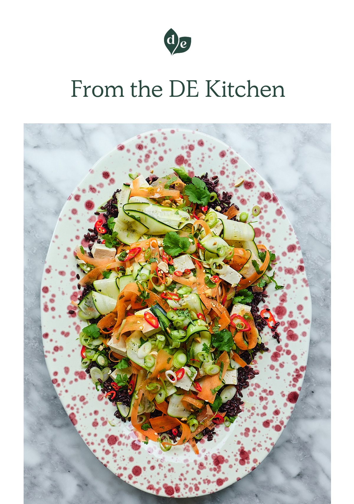 Image of Peanut & Wild Rice Rainbow Salad