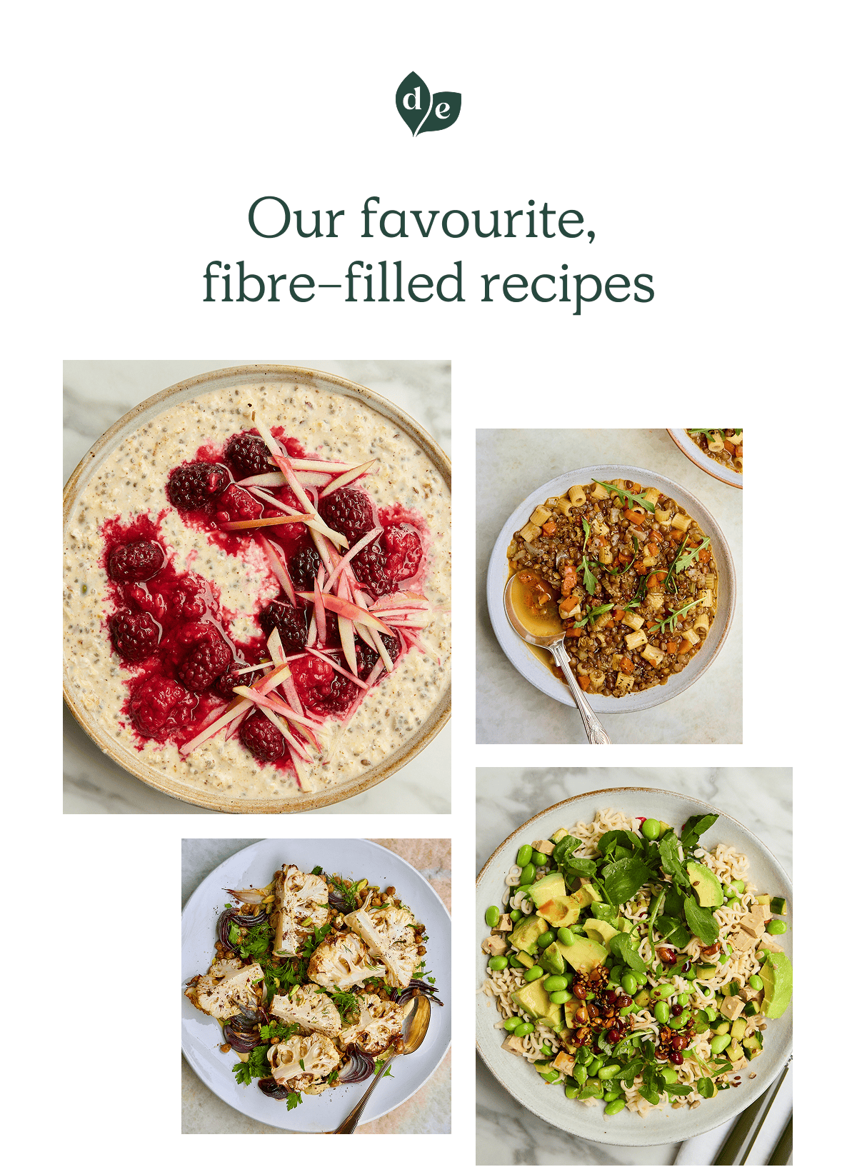 Our favourite fibre-filled recipes 