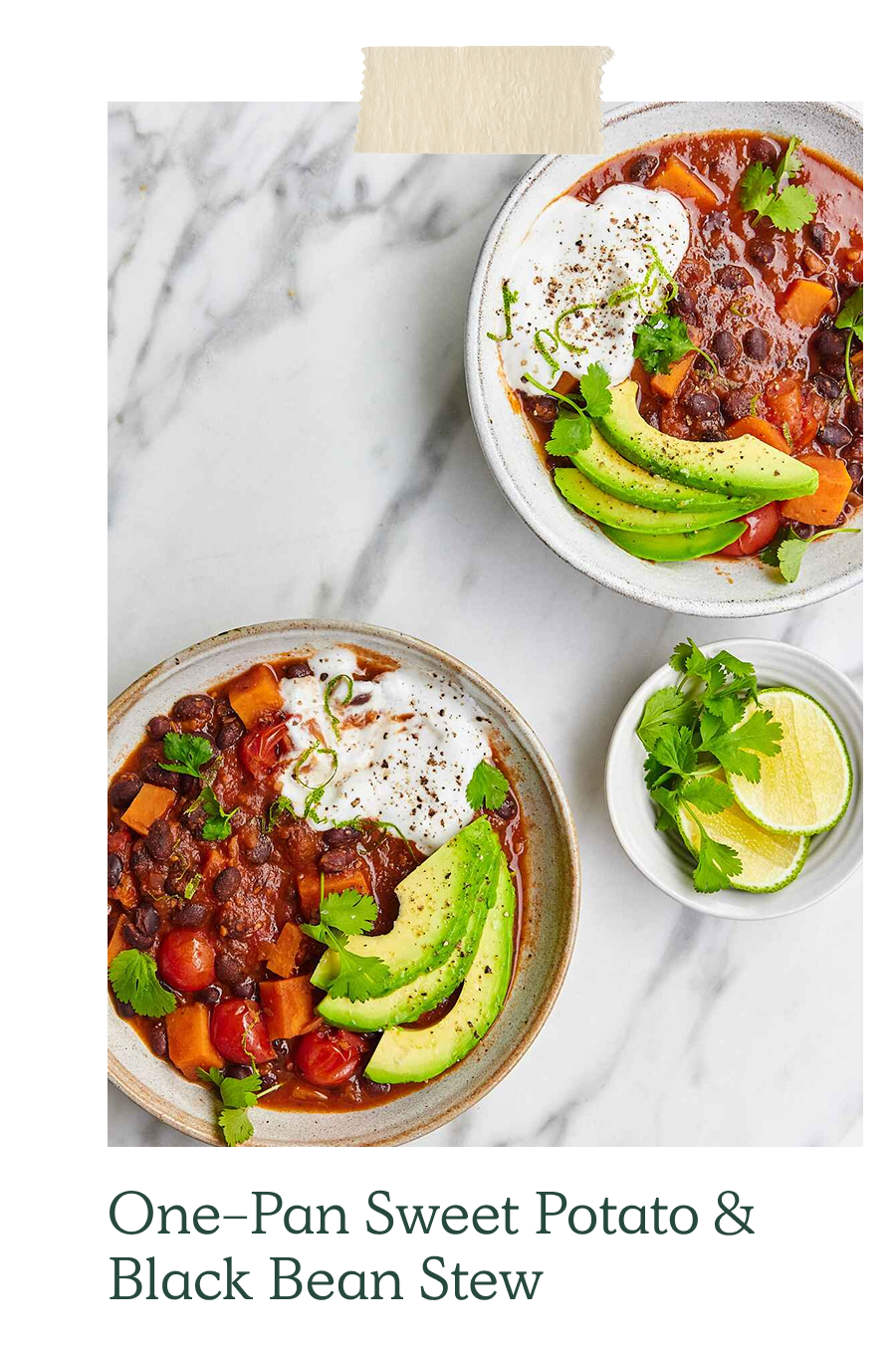 Sweet Potato and Black Bean Stew 