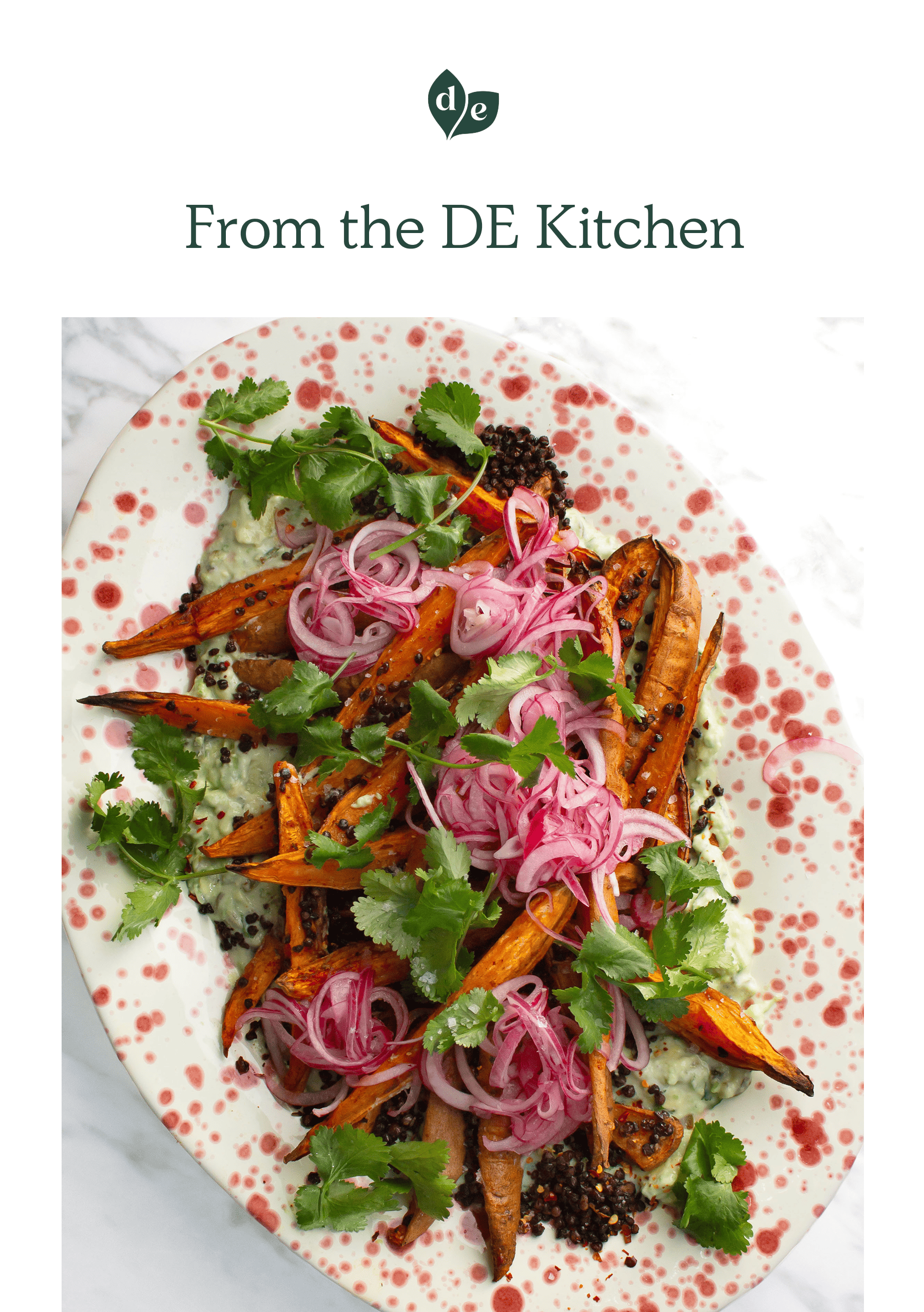 From The DE Kitchen - image of sweet potato wedges 