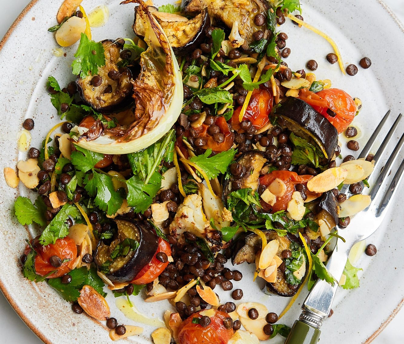 Cauliflower Traybake with Garlic Tahini Yoghurt