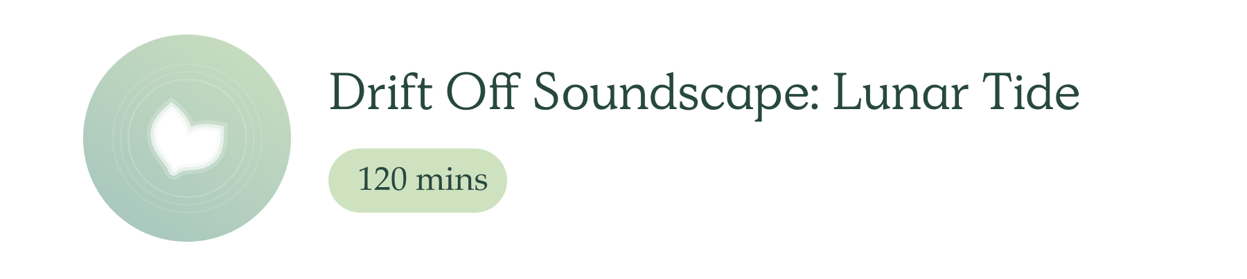 Drift Off Soundscape: Lunar Tide