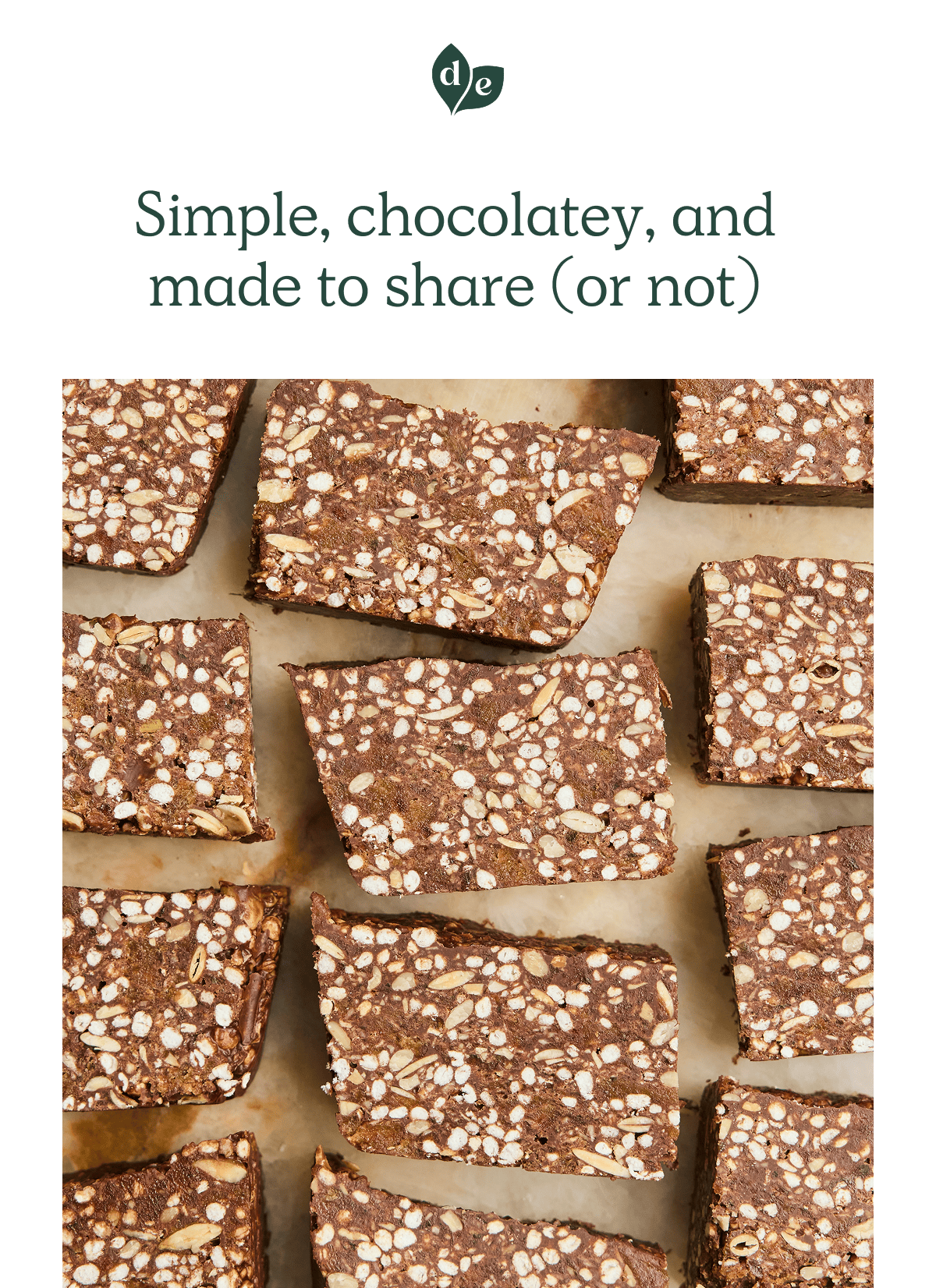 Simple, chocolatey, and made to share (or not)