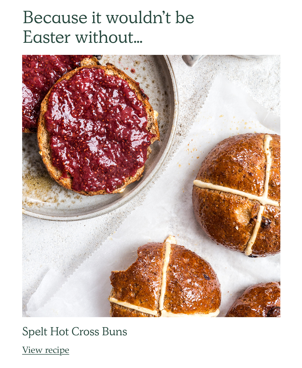 Because it wouldn't be Easter without... Spelt Hot Cross Buns