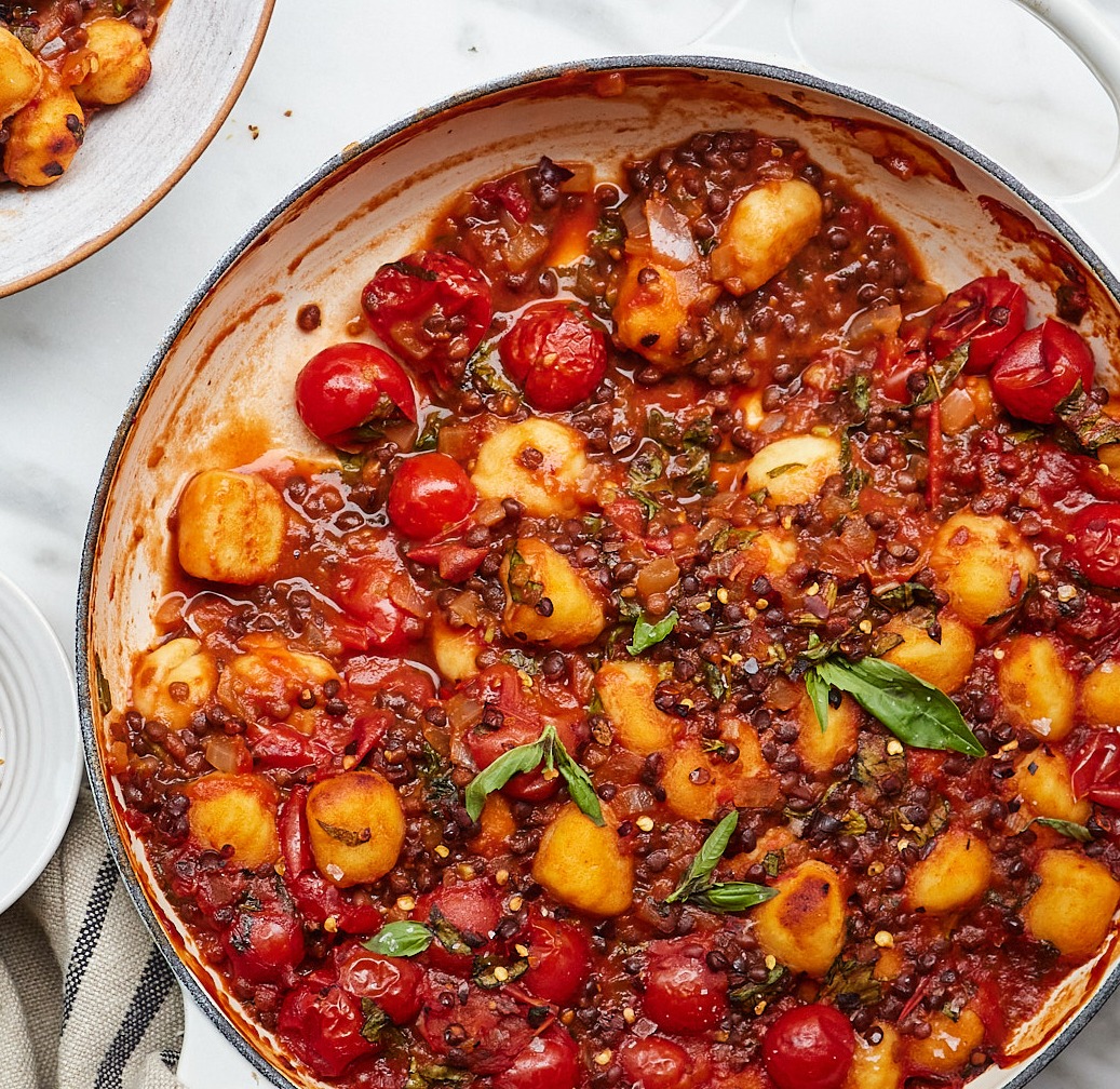One-Pan Tomato & Gnocchi Bake