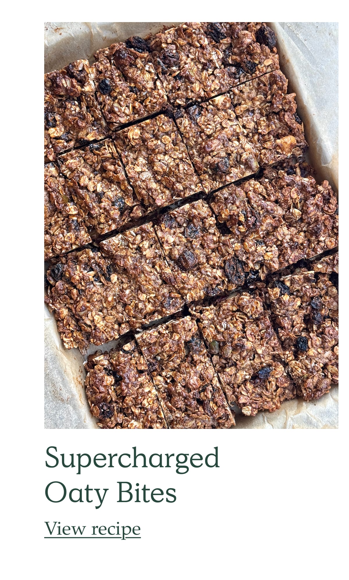 Supercharged Oaty Bites. View recipe