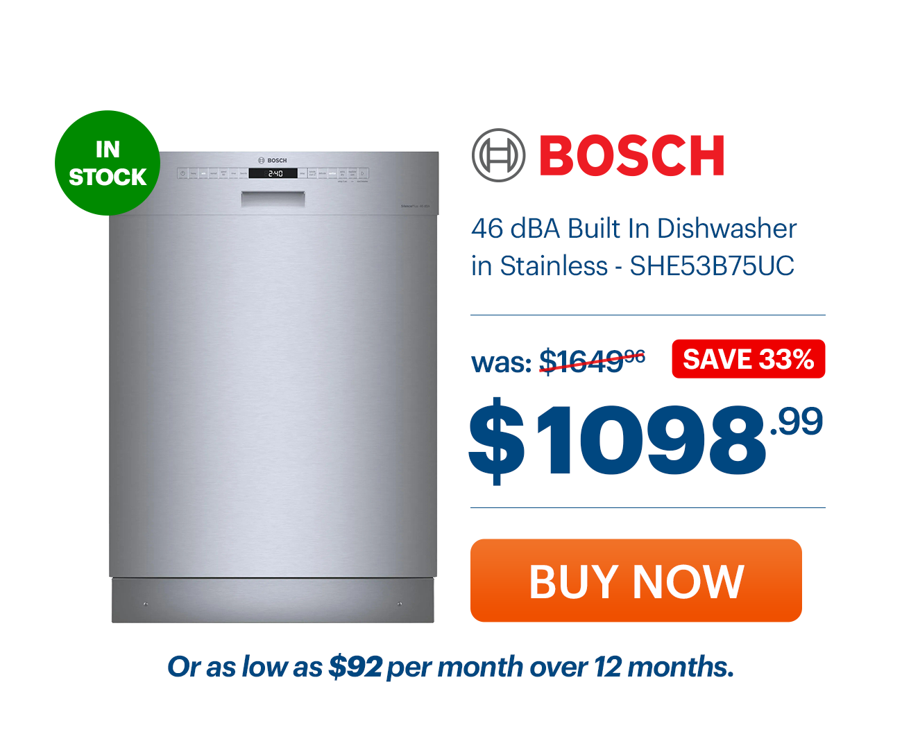 Bosch Dishwasher