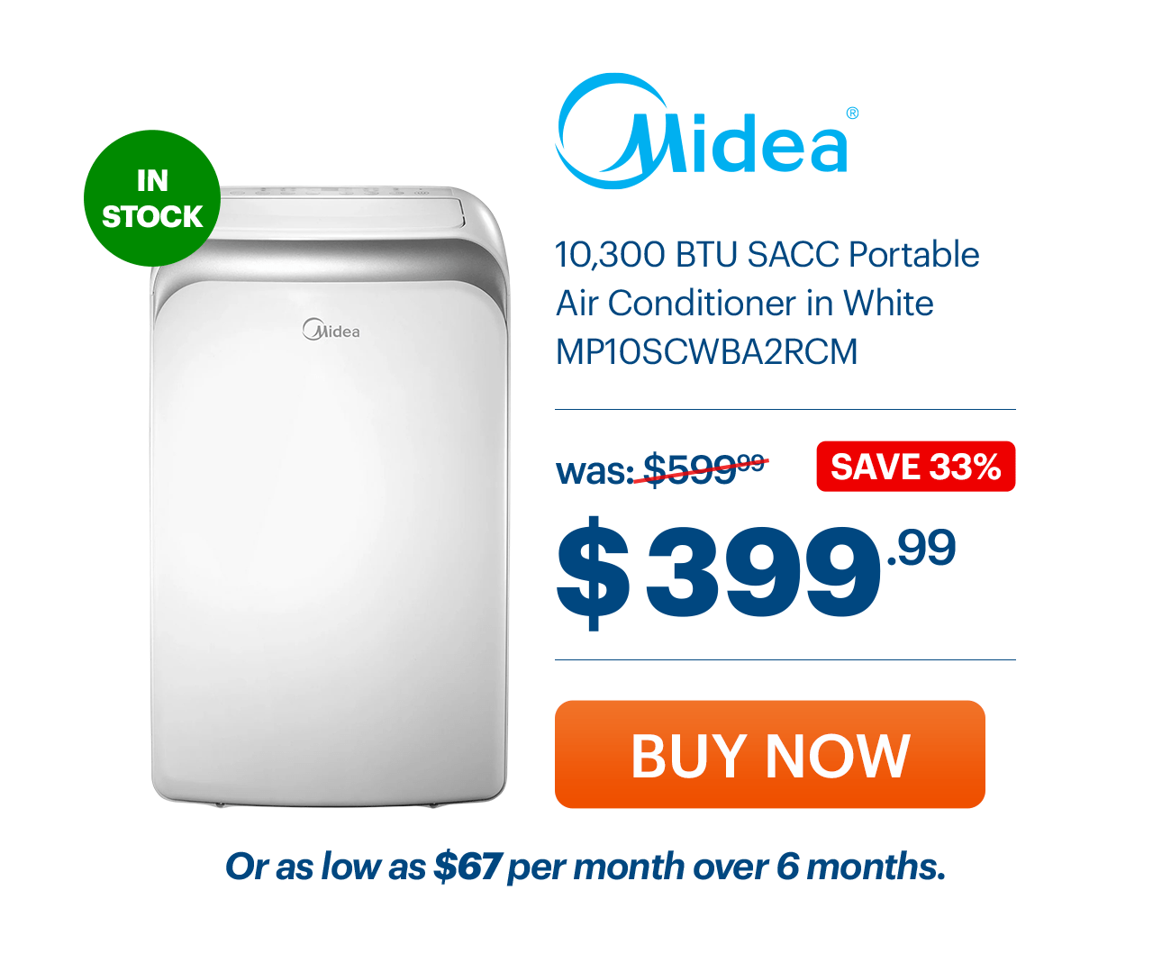 Midea - Portable Air Conditioner