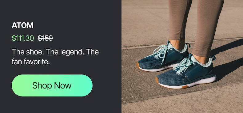 Shop the ATOM Sneaker for Black Friday