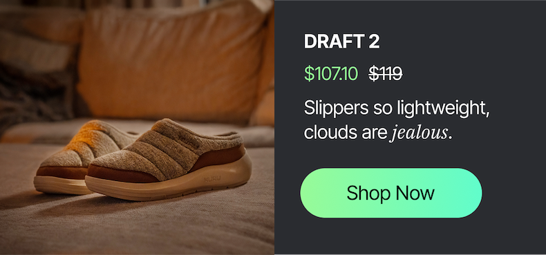 Shop the DRAFT 2 Slipper for Black Friday
