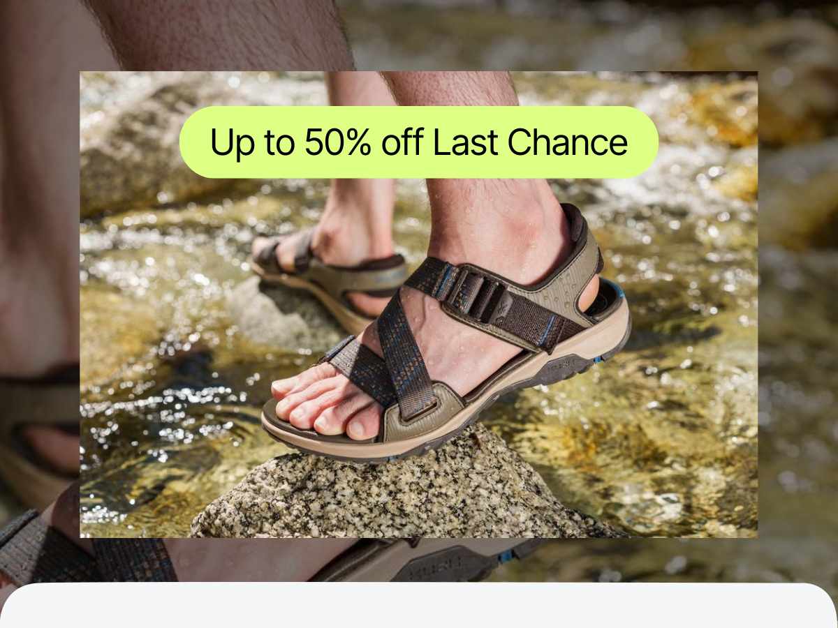 Up to 50% off last chance