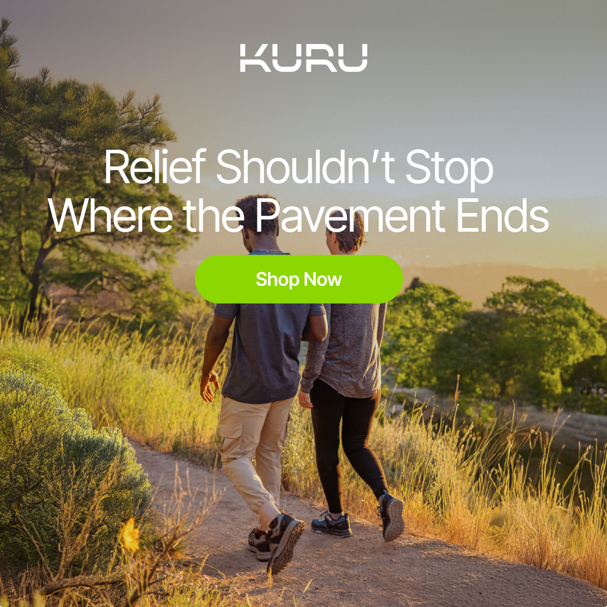KURU is made for hiking