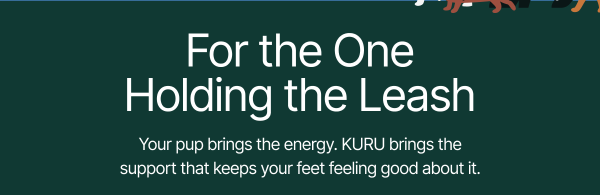 Enjoy the miles with your pet in KURUs.