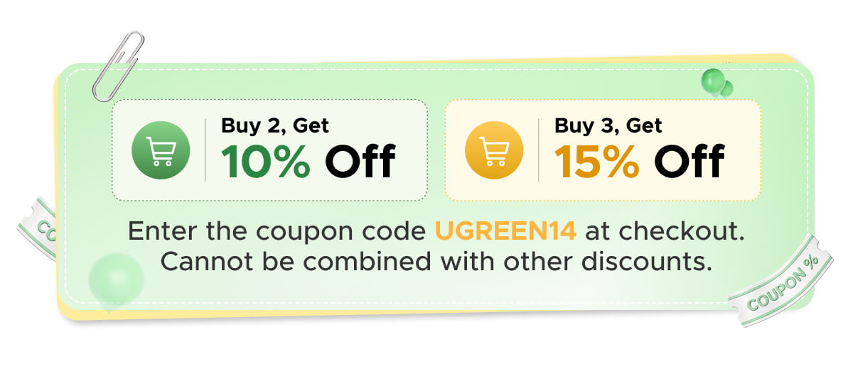 Buy 2 Get 10% Off  | Buy 3 Get 15% Off