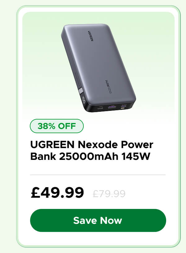 UGREEN Nexode Power Bank 25000mAh 145W