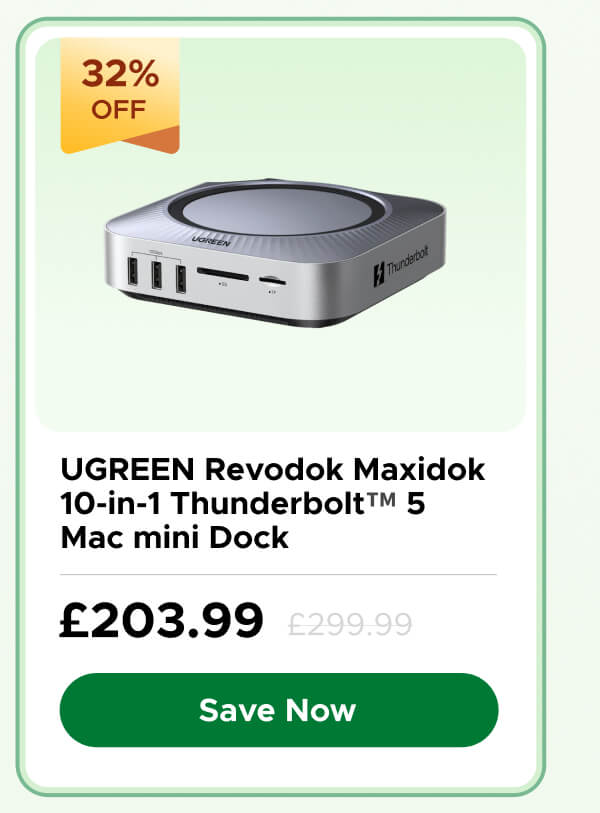  UGREEN Revodok Maxidok 10-in-1 Thunderbolt™ 5 Mac mini Dock