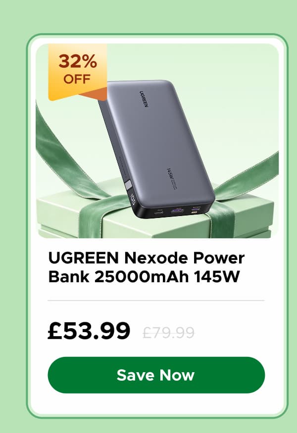 UGREEN Nexode Power Bank 25000mAh 145W
