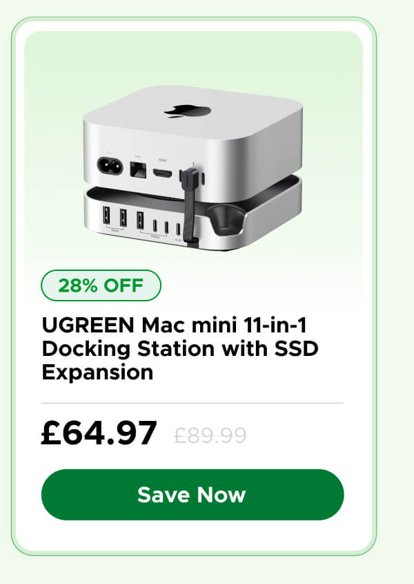 UGREEN Mac mini 11-in-1 Docking Station with SSD Expansion