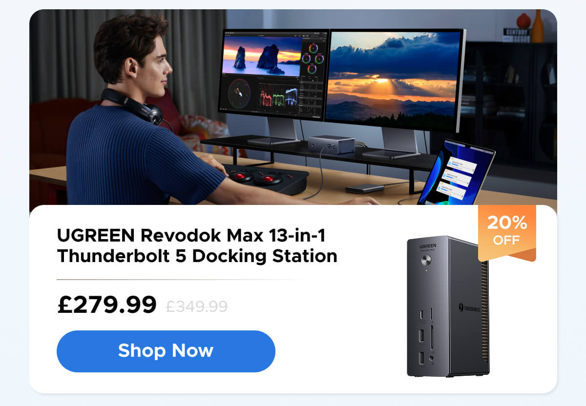 UGREEN Revodok Max 13-in-1 Thunderbolt 5 Docking Station