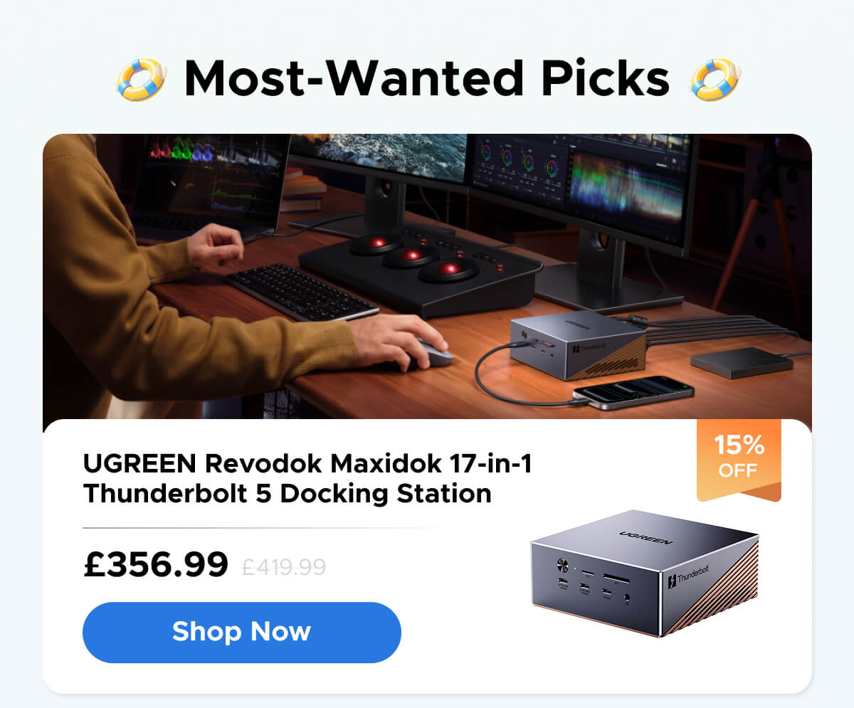 UGREEN Revodok Maxidok 17-in-1 Thunderbolt 5 Docking Station