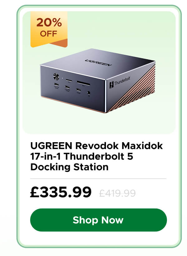 UGREEN Revodok Maxidok 17-in-1 Thunderbolt 5 Docking Station