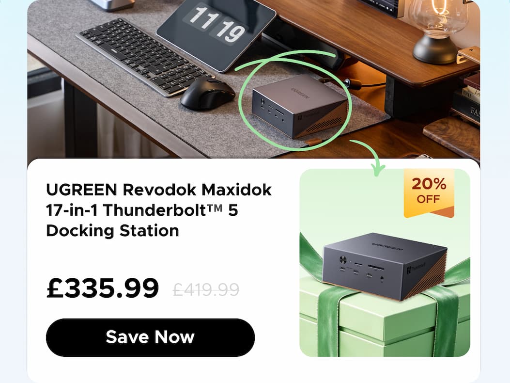 UGREEN Revodok Maxidok 17-in-1 Thunderbolt™ 5 Docking Station