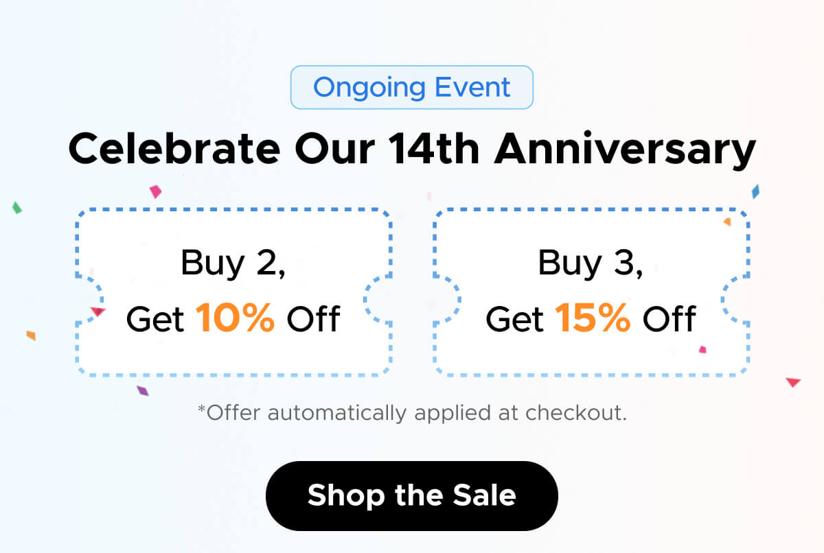 Celebrate Our 14th Anniversary