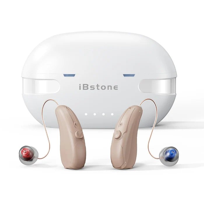 iBstone HearEase RIC hearing aids, product photo from iBstone