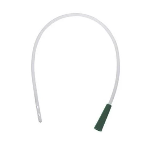 AMSure male vinyl urethral catheter, 14 Fr 16″