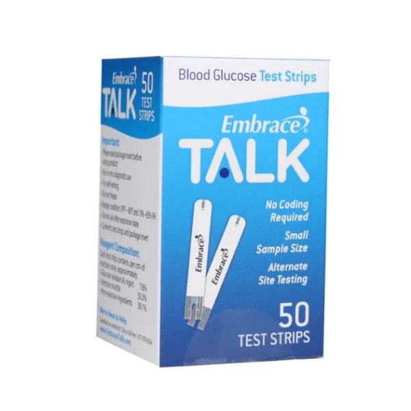 Embrace TALK test strips, 50