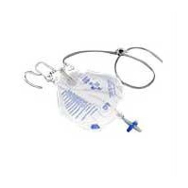Urinary drainage bag with anti-reflux chamber, 2,000 ml