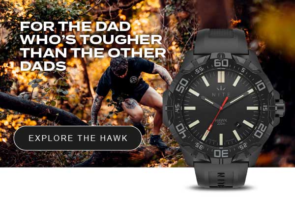Man in forest watch pic