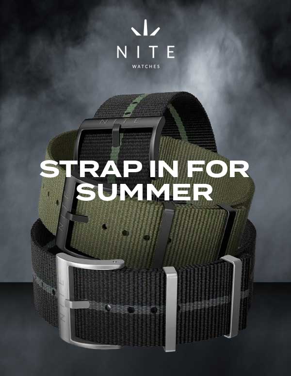 Watch webbing straps