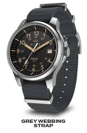 MX10 Explorer Grey Webbing