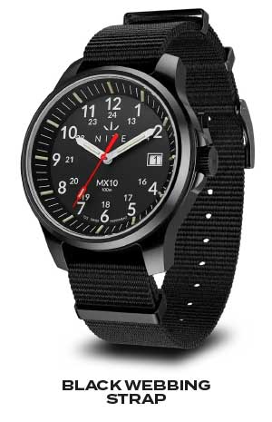 MX10 Signal Black Webbing