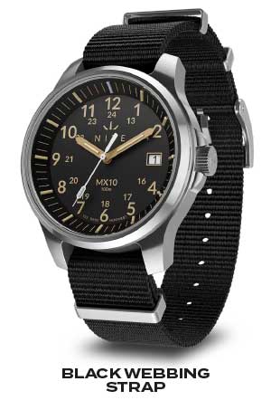 MX10 Explorer Black Webbing