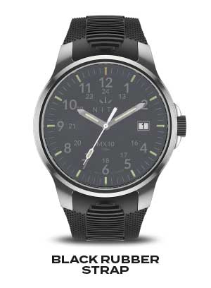 MX10 Storm Rubber Strap