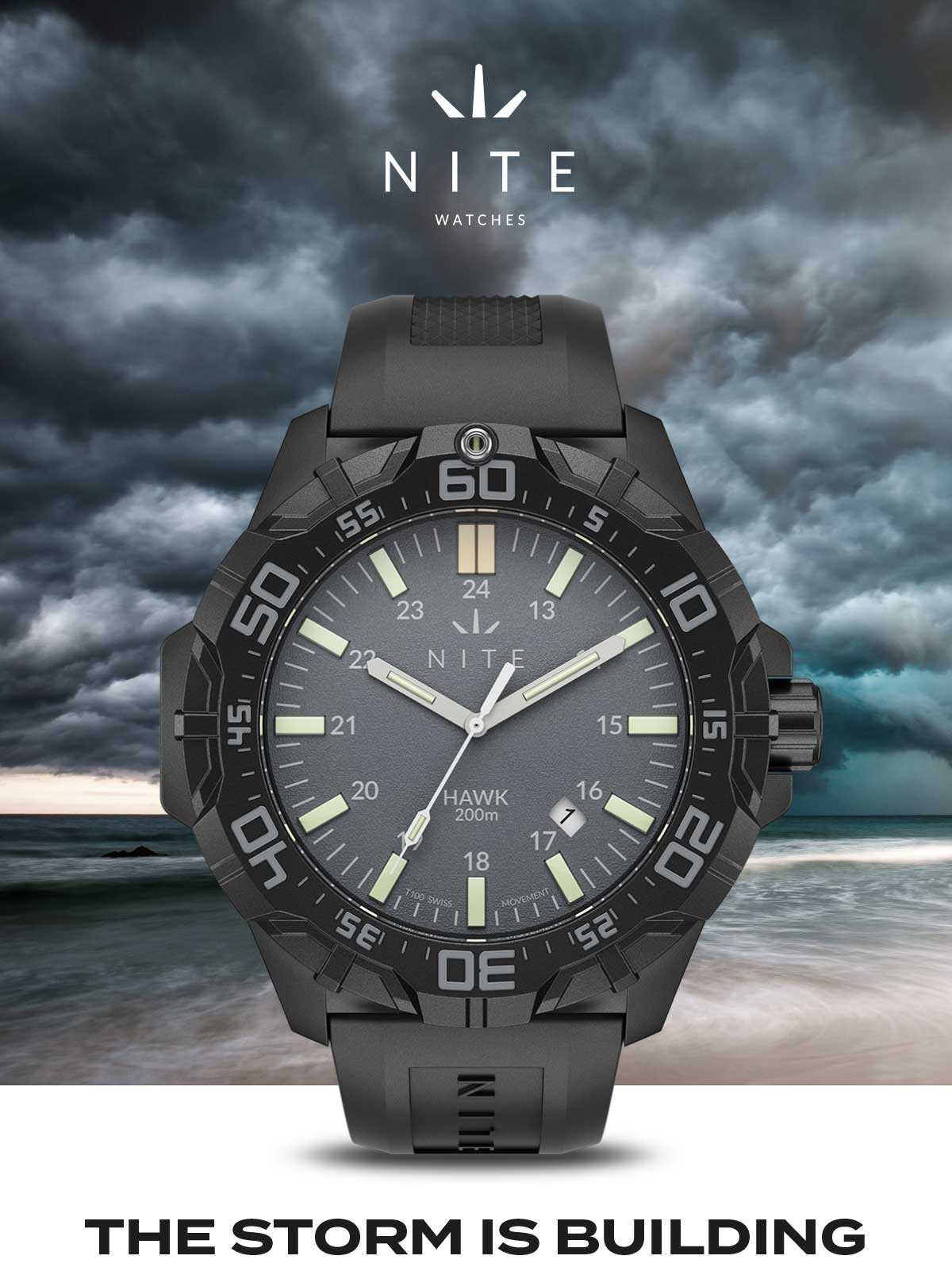 HAWK STORM Watch on Storm background