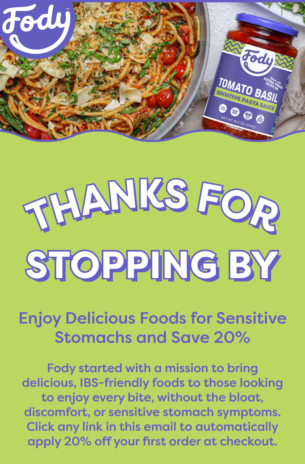 Thanks for Stopping By