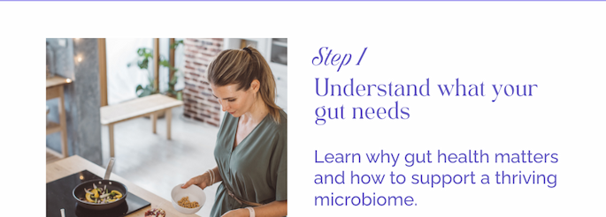 Step 1: Understand what your gut needs 