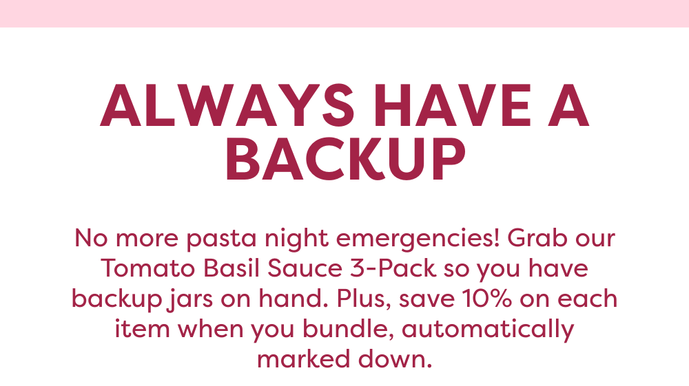 Always Have a Backup