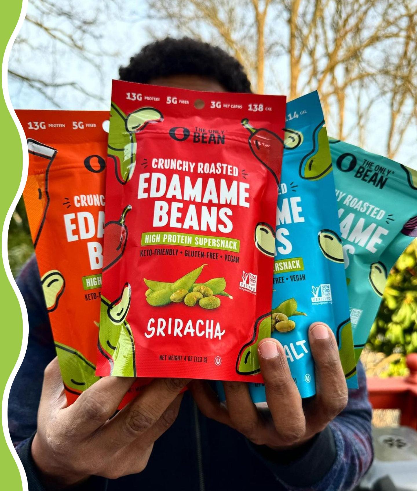 The Only Bean | Crunch Roasted Edamame Snacks