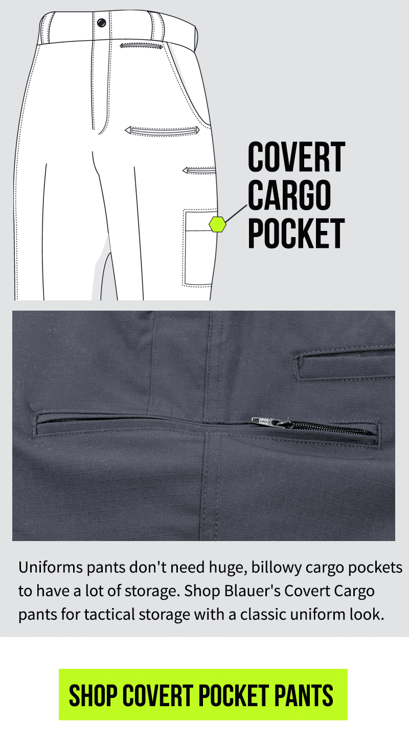 How much can you fit in a pair of Blauer pants? Blauer