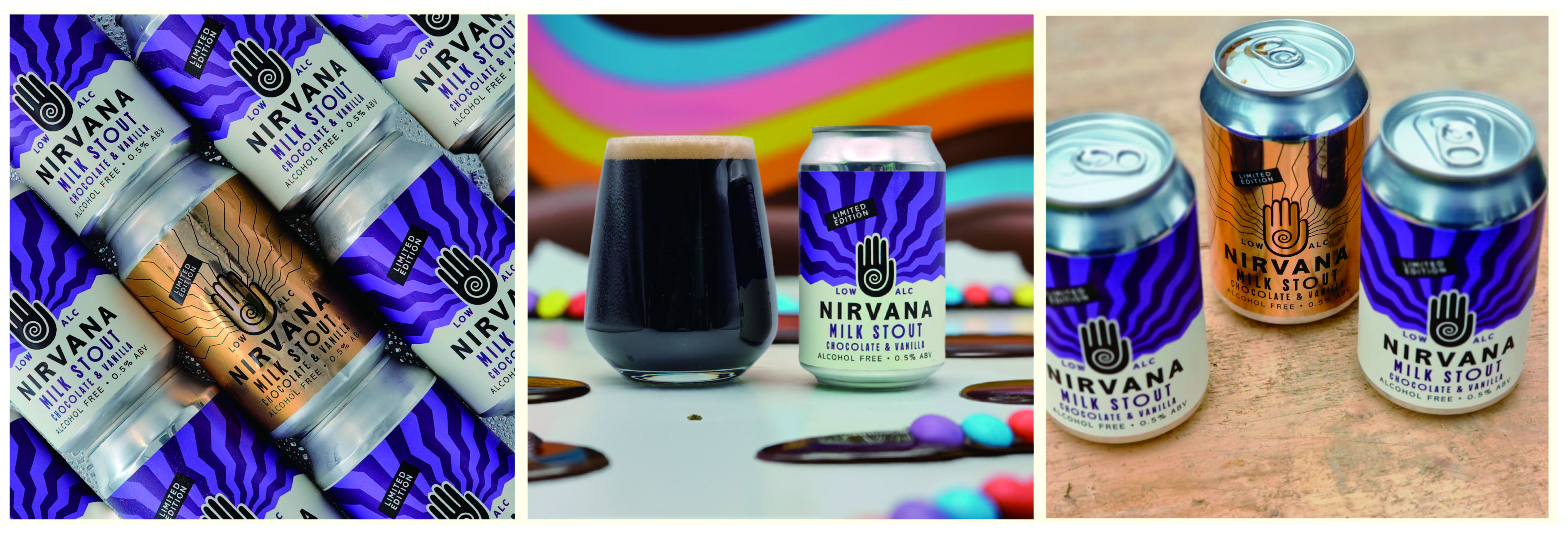 Chocolate Milk Stout with hidden golden cans!