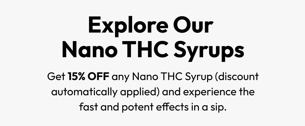 15% OFF Nano THC Syrup
