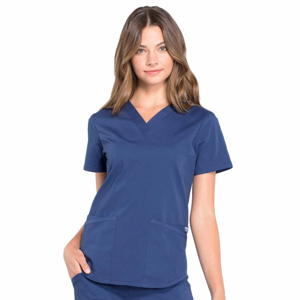 Women's fit scrub top